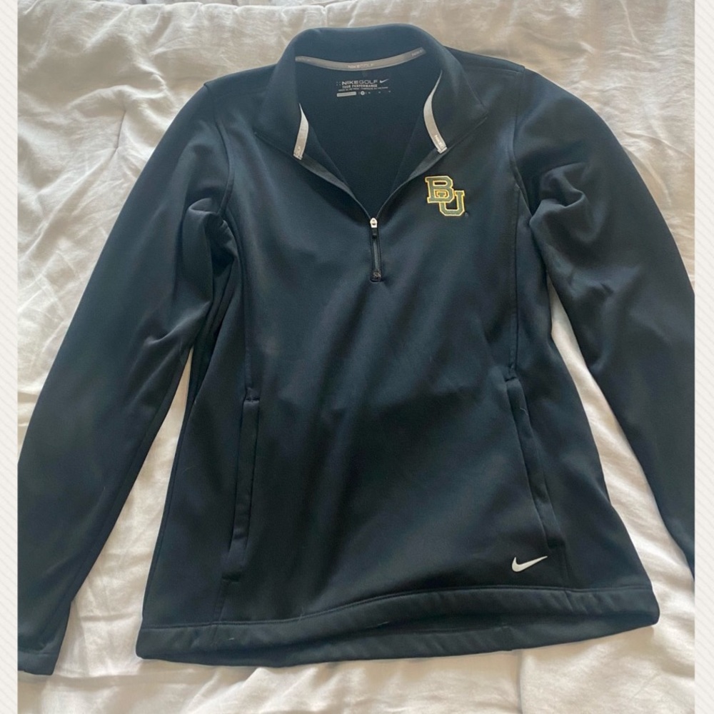 Nike Baylor University quarter zip sweatshirt